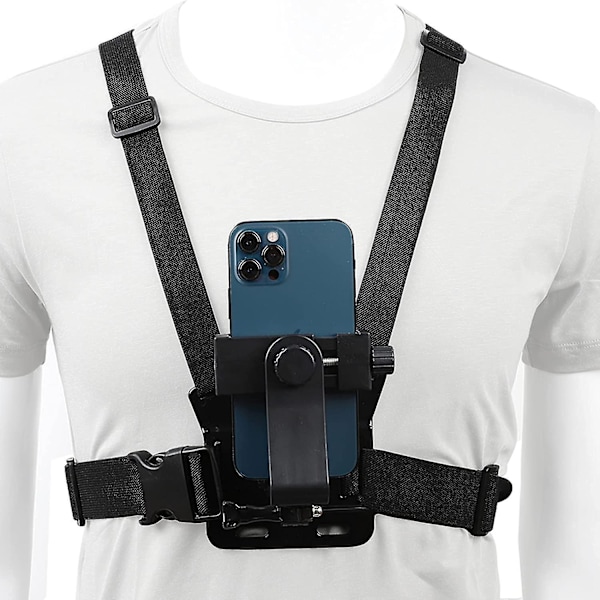 Mobiltelefon Brystmontering Sele Stropp Holder Mobiltelefon Klipp Actionkamera Pov For Samsung Iphone Plus {db}