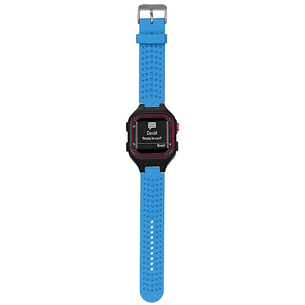 Justerbart armband i silikon för Forerunner 25 med skruvmejsel{ DB} Blue
