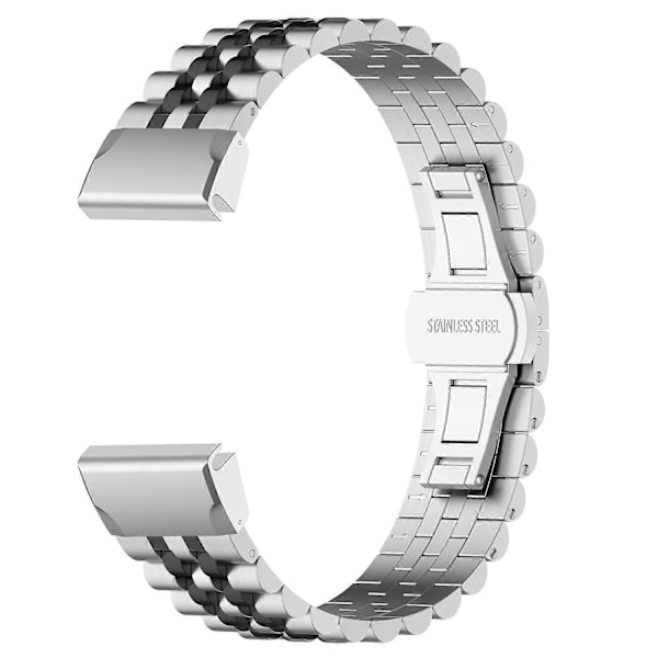 Urrem i rustfrit stål med 5 perler til Garmin Fenix 7S/6S/5S, udskiftningsarmbånd med værktøj [DB] Multicolor Style B