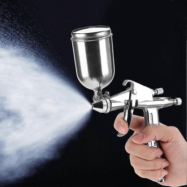 0,5 mm munstycke luftsprutpistol, professionell mini pneumatisk färgspruta[DB]
