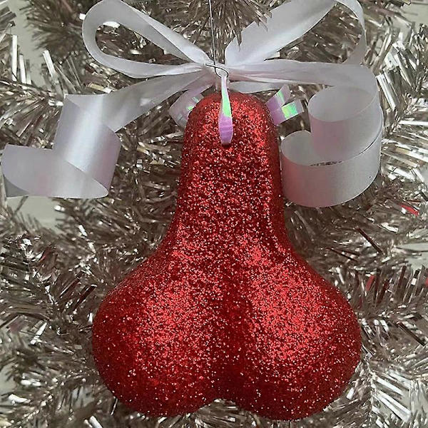 Julekule-Hengende Pynt Kreativ Juletre Ornament Dekor [DB] red