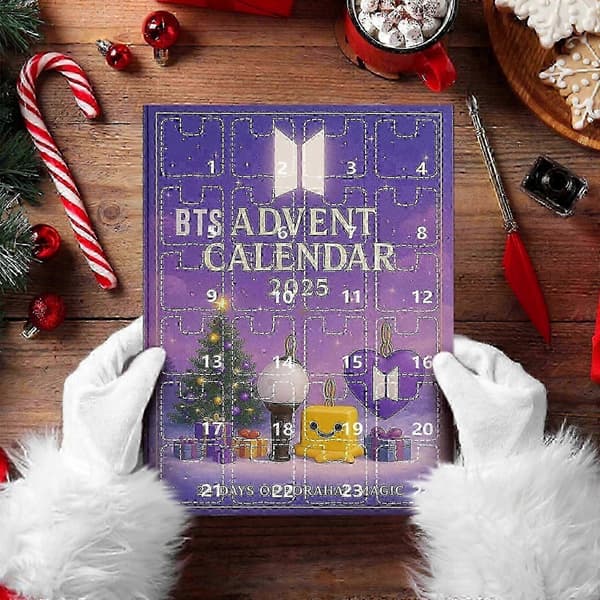 Julegave BTS Blind Box Adventskalender 2 stiler FASTXM[DB] Key Style