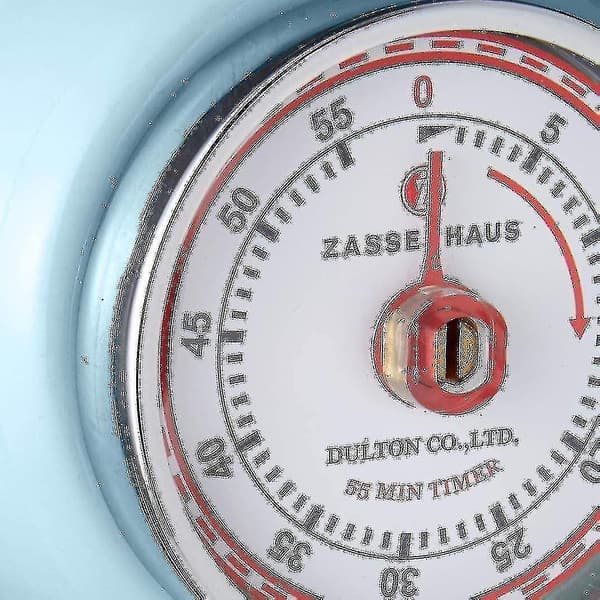 Magnetisk Retro Köktimer, Klassisk Mekanisk Kocktimer DB Light Blue
