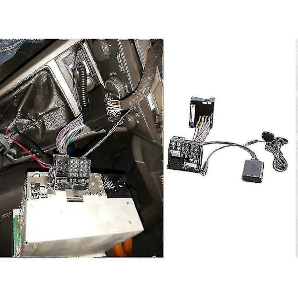Auton Bluetooth 5.0 Aux-kaapeli Mikrofoni Handsfree Matkapuhelin Ilmainen Puhelu Adapteri Opel Cd30 Mp db