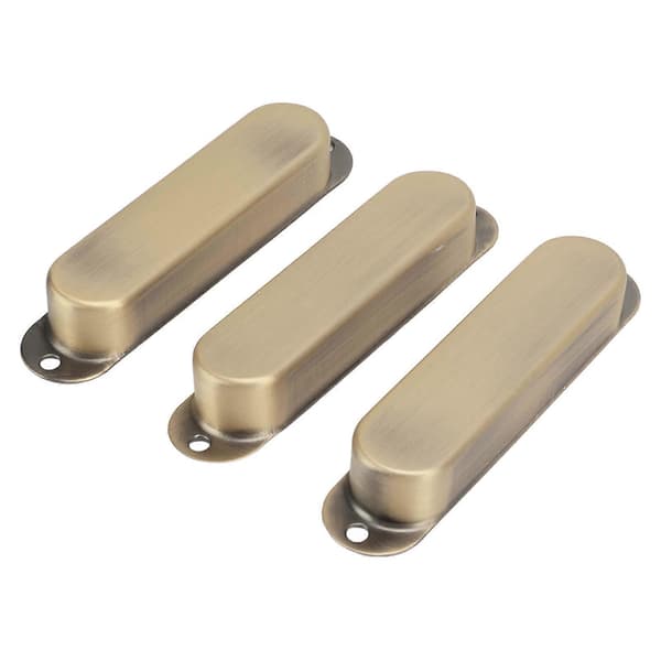 3st Elgitarr Single Coil Pickup Skydd Koppar Instrument Tillbehör Set Kit Cyan Brons [DB]