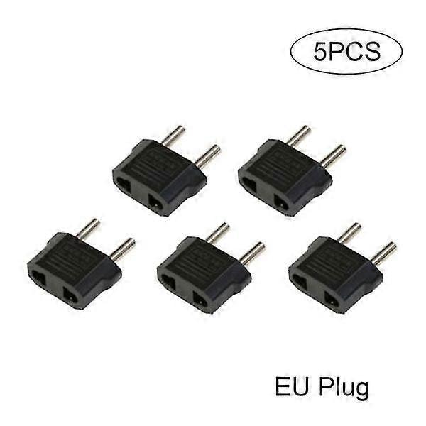 5 st 110V till 220V Konverteringsadapter Pluggar Reseadapter Konverterare [db] EU Plug