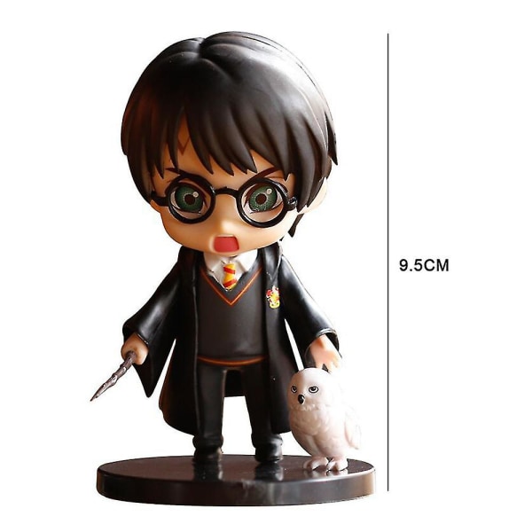 3 st/set Harry Potter Ron Hermione Figurer Leksak Samlarobjekt Modell Dockor Leksaker Bordsdekoration Tårtdekoration Prydnader Fans Present [DB]