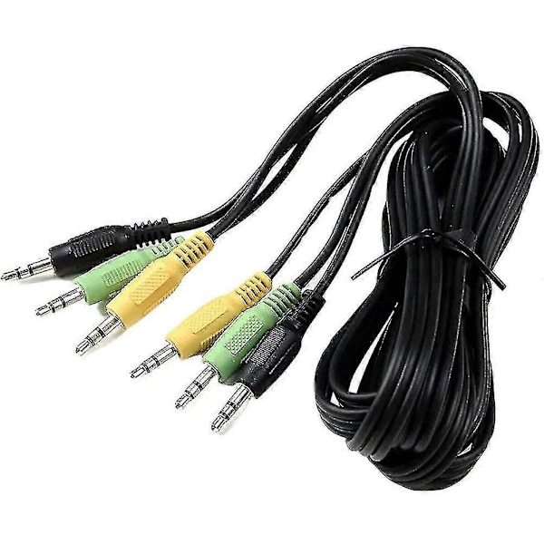 3,5 mm 3 i 1 TRS Jack til 5.1 Kanal O Kabel Højttaler Computertilbehør [db]