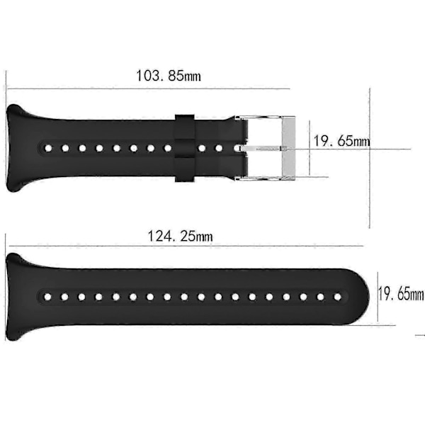 Justerbart silikonarmbandsur för Garmin Swim med snabbkoppling [DB]