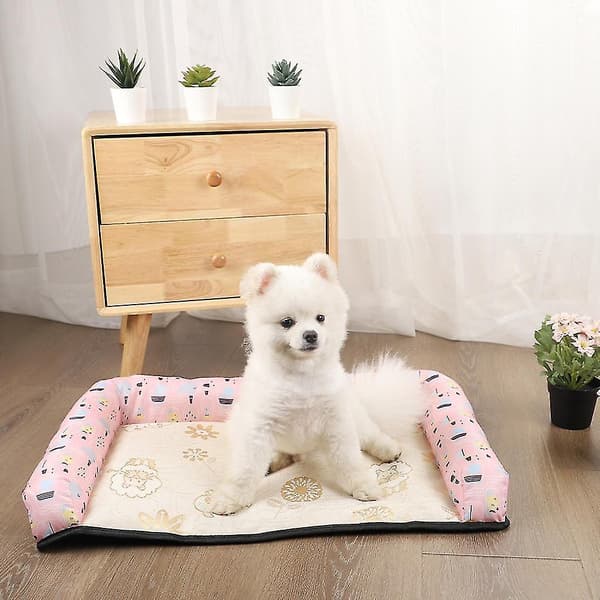 Kølemåtte til hunde, sommer-kæledyrsseng, selvafkølende måtte, bærbar liggestol/sofa[DB]