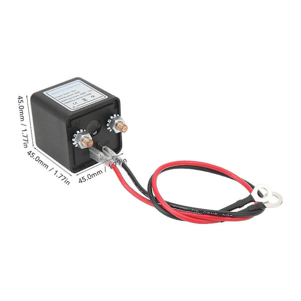 Fjärrkontroll för batterifrånkoppling, DC 12V bilsäkerhetsbrytare, stöldskydd, huvudströmbrytare med fjärrkontroll kopparterminal för bil (12v200a) DB
