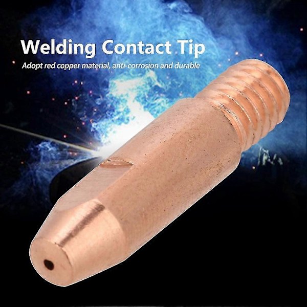 20 st 24KD Kontaktmunstycken MIG-brännare Förbrukningsmaterial MIG Svetbrännare Svetstips 1mm [db]