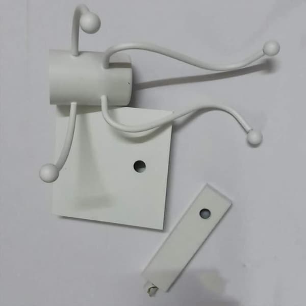 Moderne vegglampe - E27 sokkel - Metall - Hvit - Til barnerom[DB]
