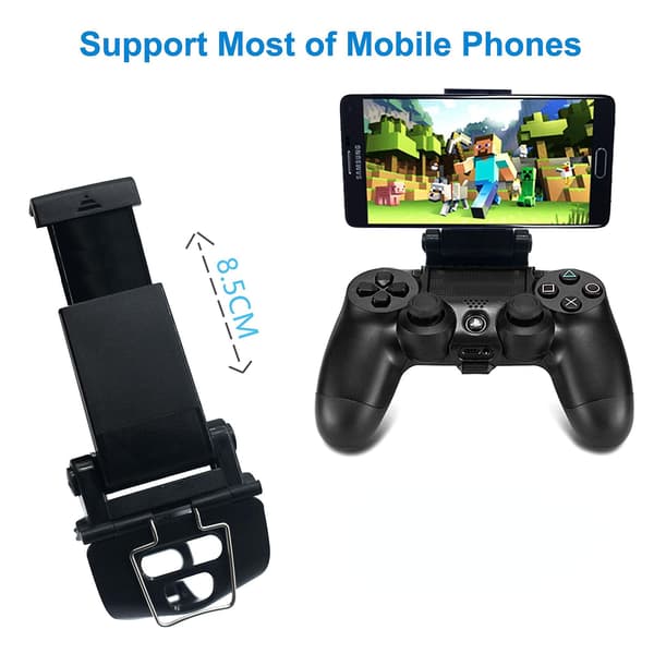 Mobiltelefonholder til PS4-controller