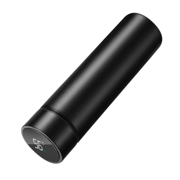 Termos i rustfritt stål med USB-mobil strøm, smart vannkoker, LCD-temperaturvisning db Black