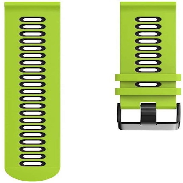 Til Garmin Forerunner 245 Silikon Urrem {Db} Lime Black