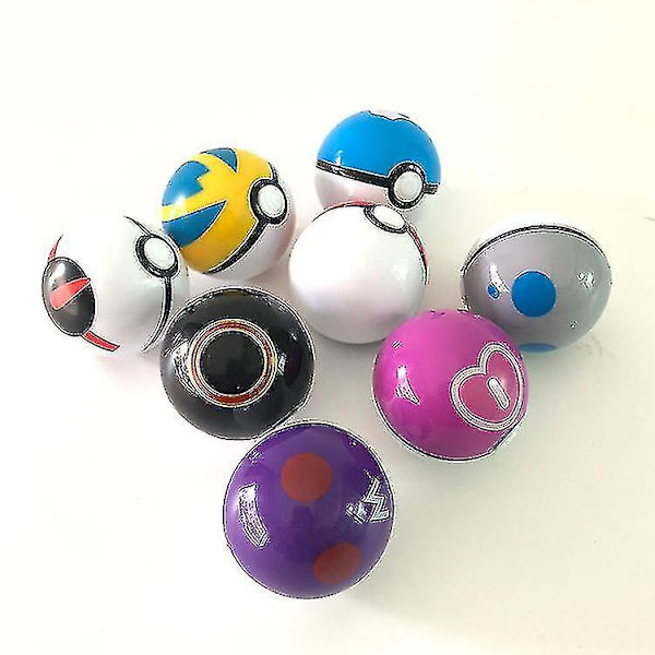 12 stk. Julegaver Pikachu Ball Sæt Pokeball Figurer Børn Legetøj Db
