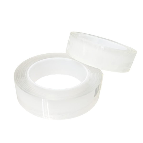 Oppgrader nanotapeboblesett, dobbeltsidig tape plastboble,elastisk tape Ny [DB] Transparency 0.01cm*0.5cm*500cm