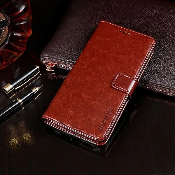 idewei Läder Telefonfodral För Nokia C30 [DB] Brown