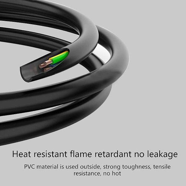 IEC 320 C5 Hona till C14 Hane Adaptrar Sladd C5-C14 Förlängningssladd Adaptrar [Db]