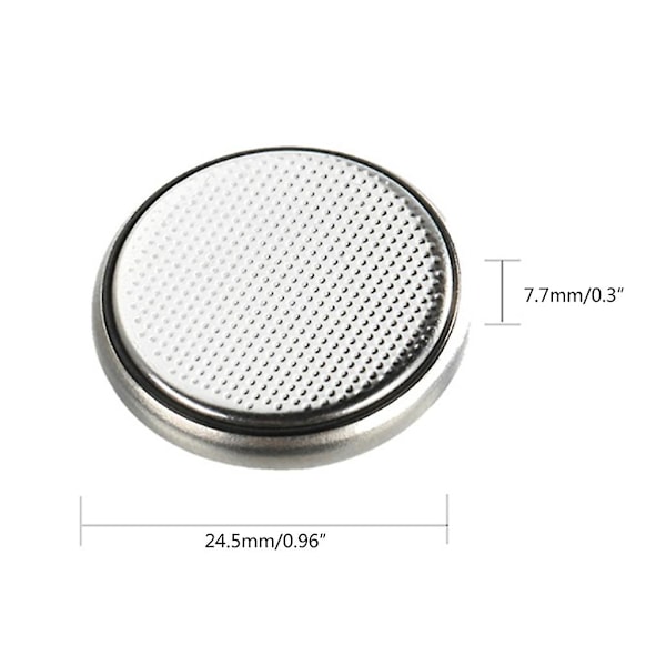 5 stk CR2477 Knappecellebatterier 3V Litiumbatterier CR 2477 For Klokker Kalkulatorer Og Fjernkontroll Nøkler {Db}