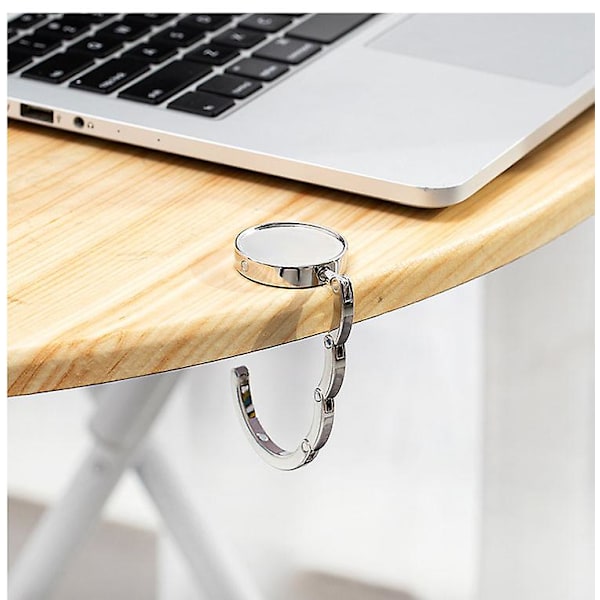 Håndtaske Krog - Metal Foldbar Taskekrog - Taskeholder Til Bord Eller Skrivebord Håndtaskeophæng {db}