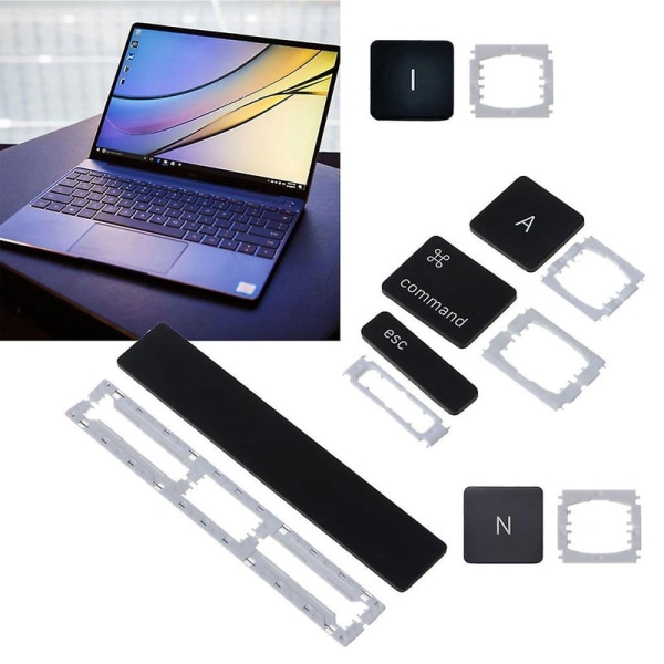 Keycaps-nycklar Clips Hinge-ersättning för Macbook Pro Retina 13\" 15\" A1706 A1989 A1707 A1990 A1708 db Space bar