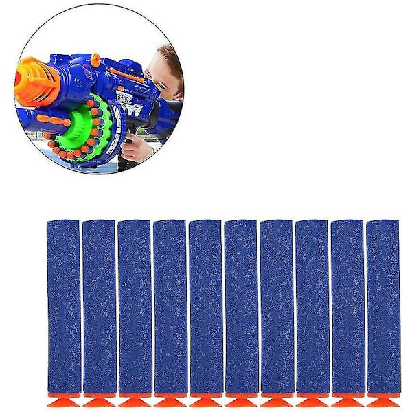 100 kappaletta 7,2 cm imukuppidartsien täyttöluoteja vaahtomuovi nuolet lisävarusteet yhteensopivat Nerf N Z10 db:n kanssa