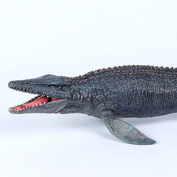 Stor Mosasaurus Leksak, Realistisk Djuphavsmonster Plast Djurmodell Db Gray 38*11*6.8cm
