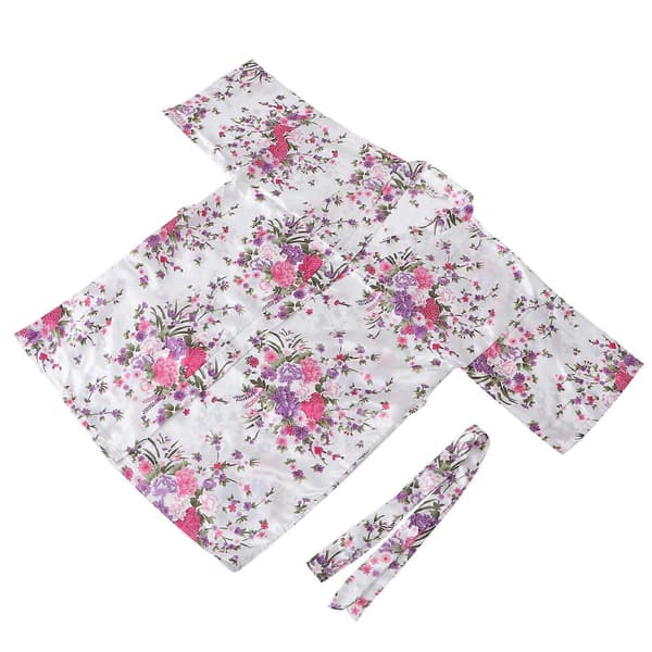 Blommönstrad Dam Badrock Sommar Kimono Nattkläder