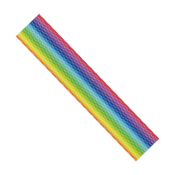 Gay Rainbow Bordløper Rektangulær Gjenbrukbar duk Skrivebordsdekor for hjemmefestival Fest Spiseborddekorasjon Dukgave [dB} LEO00823