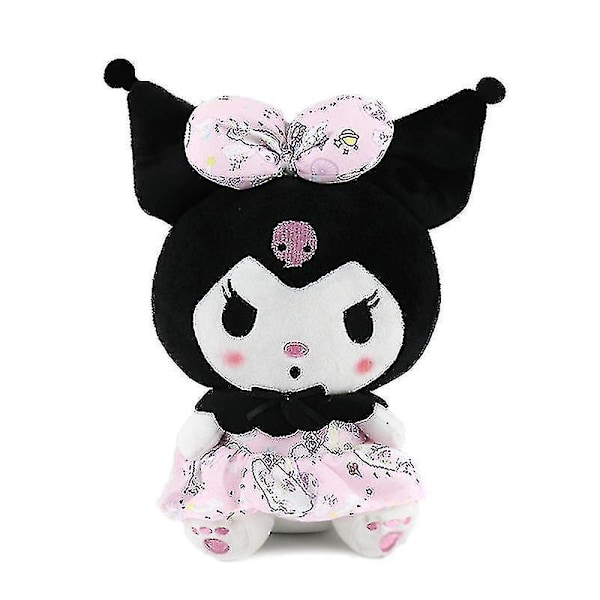 Rion söpö halauspehmolelu täytetty Kuromi-hahmo täytetty tyynymallisto Db Classic Black