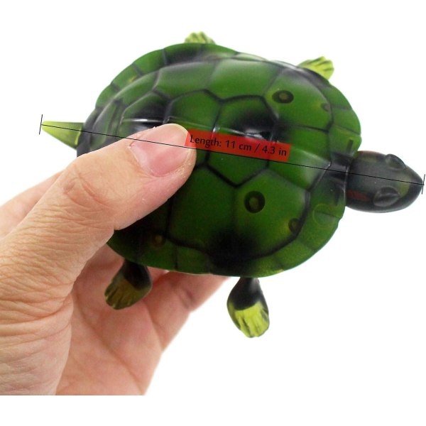 Rc Turtle Ir Fjernbetjening Skildpaddecrawl Falsk elektrisk dyrelegetøjsbil til børn Fødselsdag Gi [DB]