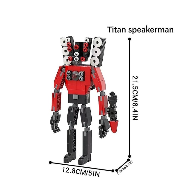 Skibidi Toilet Toy Byggeklodser Titans Kamera Mand Tv Mand Kameramand Højttalermand Skibidi Toilet Ur Mand Titans Bor Højttaler Db K