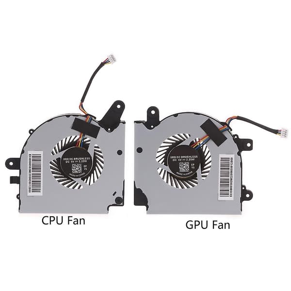 Ny til MSI GF75 MS-17F1 17F2 17F4 17F5 Køleblæser 5V Laptop GPU CPU Blæser PAAD06015SL N415 N416 {Db) CPU