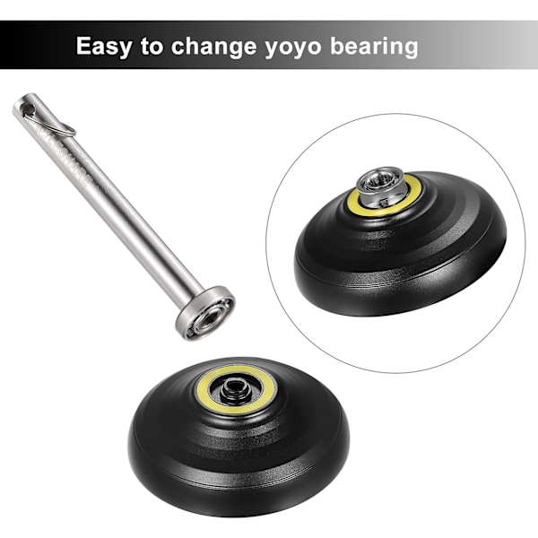 Yoyo-reservedele 2 stk. 10 kugler Uresponsive Yoyo-lejer med aksler og lejefjerner-værktøj Db Unresponsive