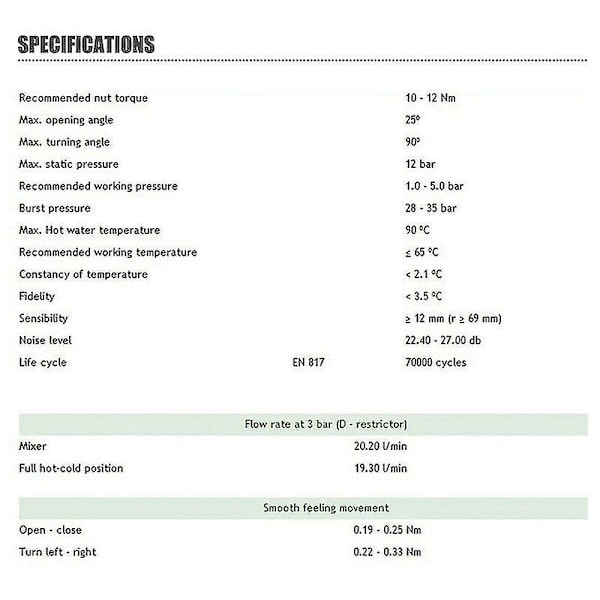 Sedal 40mm Keramisk Kraninnsats For Enkeltgrepsventil Erstatning [db]