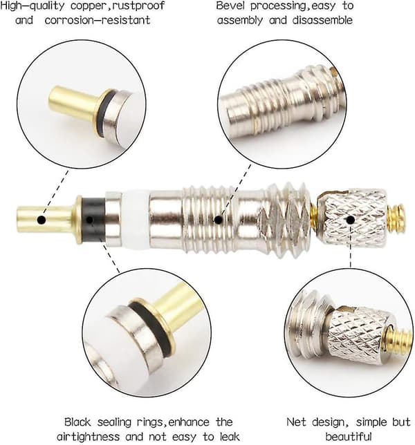 20 stk. Presta Ventilkerne - Universal Kobber Cykelventil Udskiftning [DB]