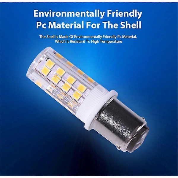 Ba15d Kaksoiskontakti Bajonettikanta Led Maissilamppu Led Polttimo 220v Ompelukoneeseen Pfaff g20242893880 [db] White Light