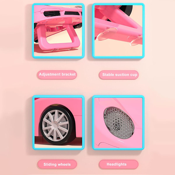 2024 UUSI Sähköinen Simulointi Ohjauspyörä Leikkikalut, 20 Tasoa Haasteita, Emulaattori Auto Musiikilla Ja Led-valoilla, Ajo Kilpa-pelit 50% Alennus db Pink