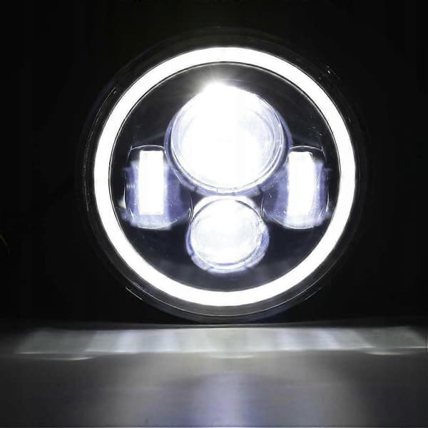 7 tommer forlygte LED frontlygte motorcykel 150w [DB]