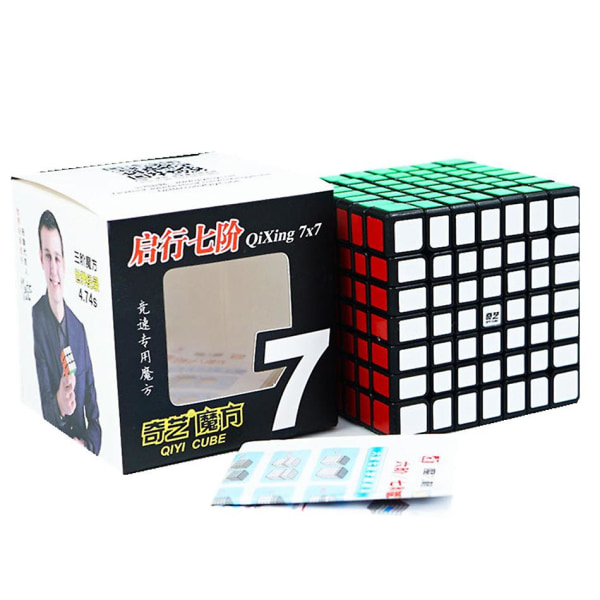 3x3x3 4x4x4 5x5x5 Speed ​​Magic Cube Puzzle Black Stickers Magic Cube Utdanning Læring Cubo Magico Toys Barn Barn Db 143-Maple-leaf