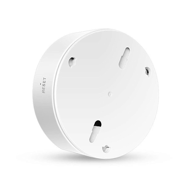 Tuya Smart Zigbee Rökdetektor Smart Hem Brandvarnare Ljud Röksensor Fungerar med Tuya Smart [DB] White