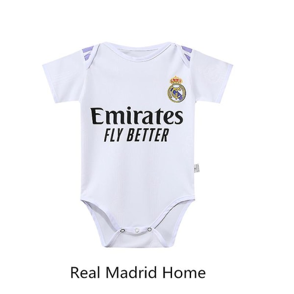 Säsong 22 till 23 Baby Spädbarnsfotbollströja Real Madrid Arsenal