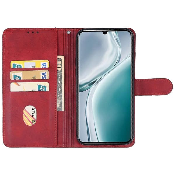 Lærtelefondeksel til OUKITEL C50 [DB] Red