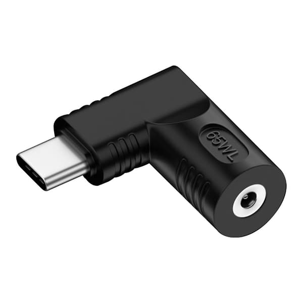 Type-C DC Strømplugg Jack-kontakter TypeC Hann til DC- Hunn Adapter Konverter for Notebook PC Telefon Valgfritt [DB] 4.0*1.35mm