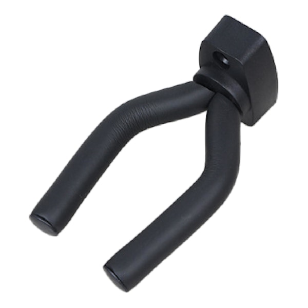Väggmonterat U-format Elgitarr Bas Ukulele Display Rack Krok Hållare Hängare [db] Black
