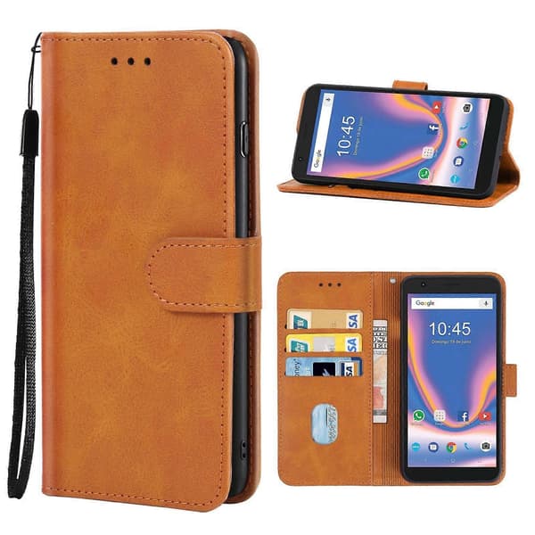 Læder Etui Til ZTE Blade L9 [DB] Brown