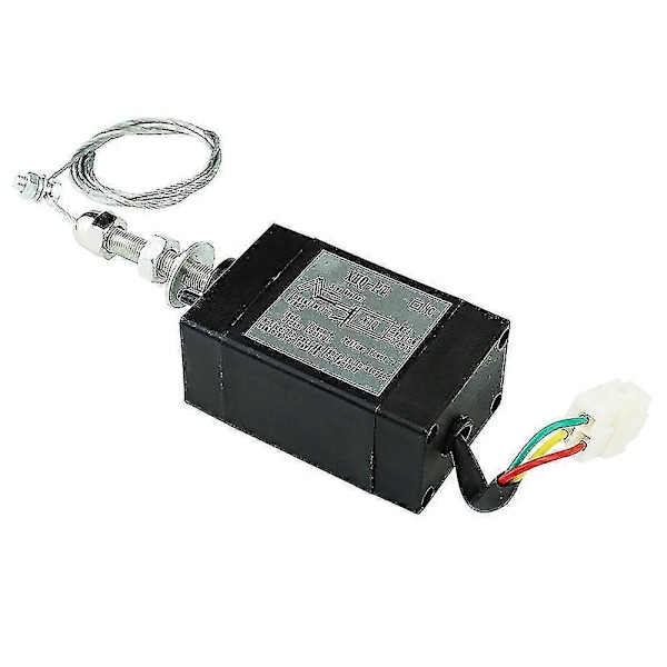 Xhq-pt Off Pull Type Moottorin Lisävaruste Pysäytyssolenoidi (12v Normaalisti Auki) g20241783166 [Db] Black