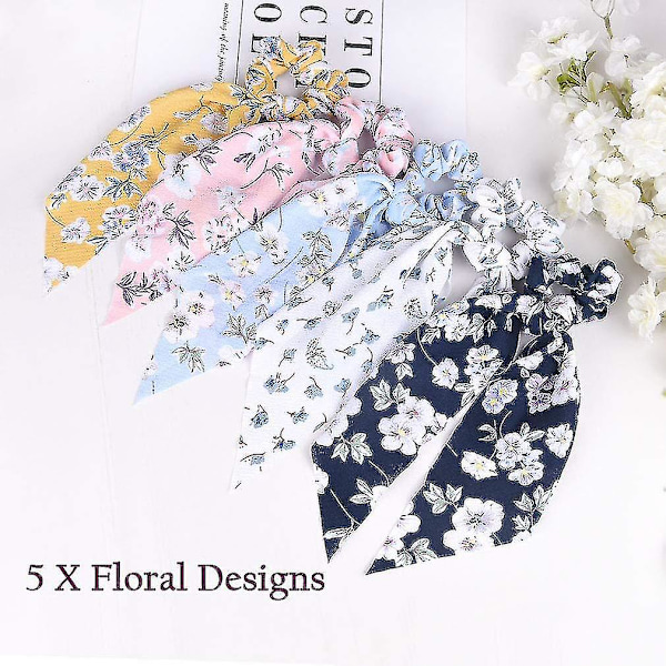 12 kpl hiuspanta hiusscrunchie sifonki kukka hiuspanta nauha scrunchie dB